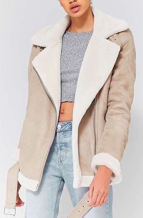 cute & little blog, petite fashion, white leather jacket…