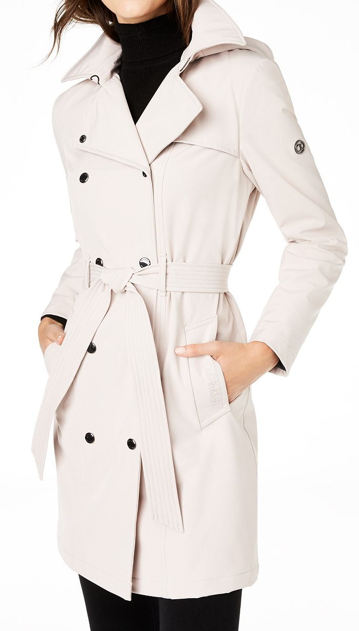 Calvin Klein Petite Trench Coat - Macy's Petite Coats