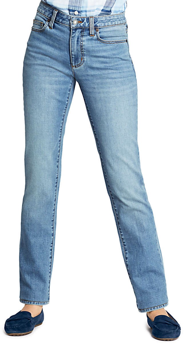 Petite Mid Rise 26 Inseam Jeans - Lands' End