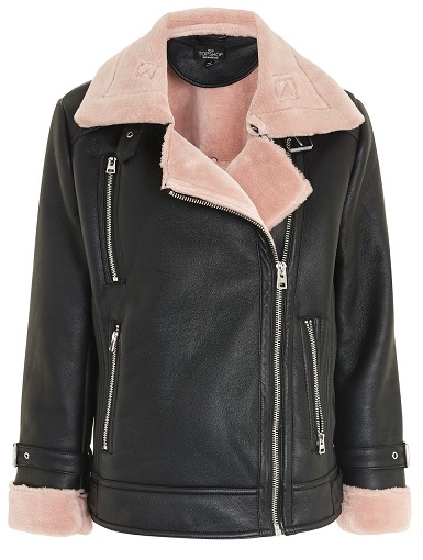 Women's Petite Faux Shearling Jacket - TopShop